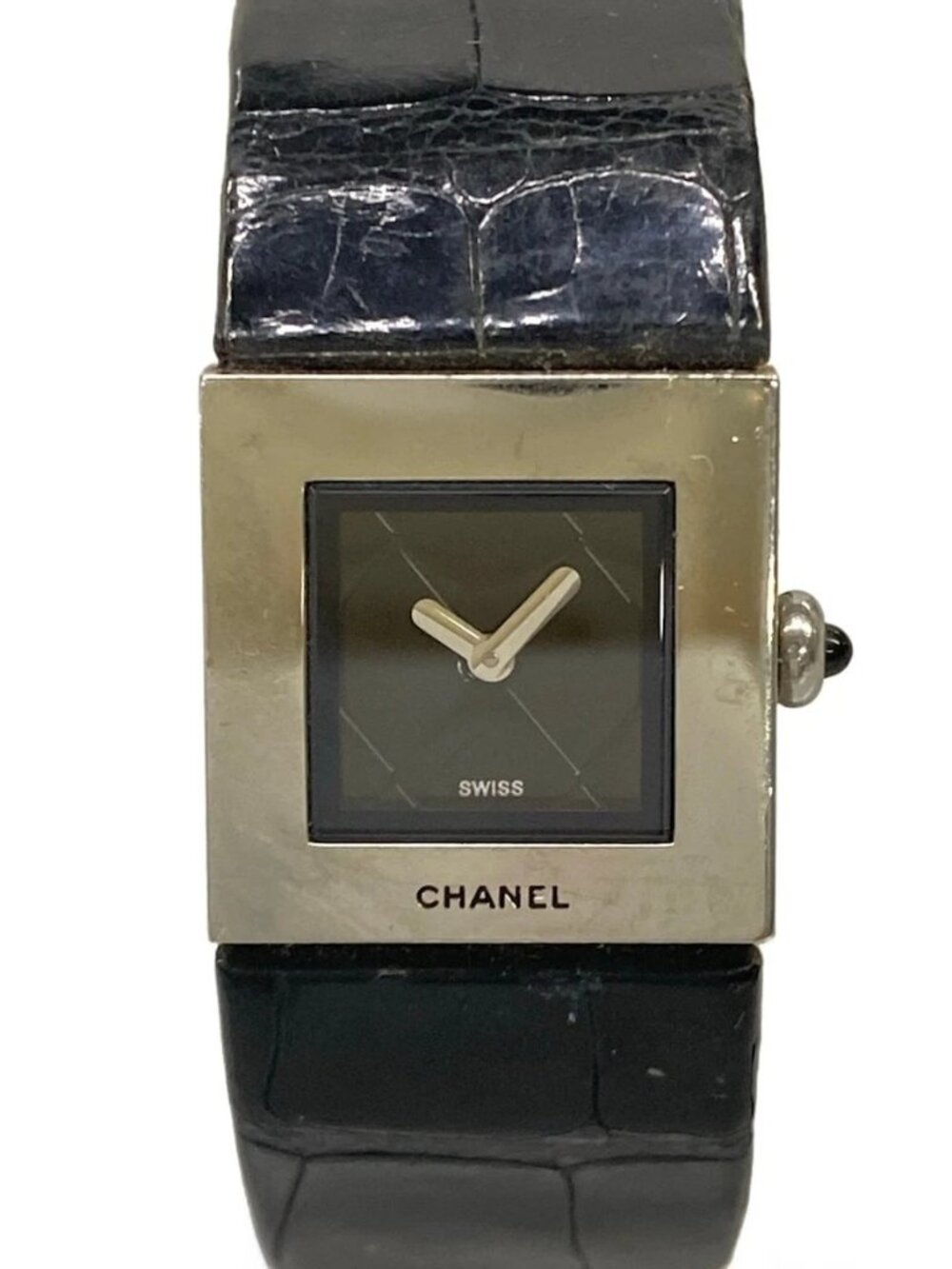 CHANEL Matelasse H0116 Silver Women's Wrist Watch